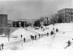 Cadets walking to class at Norwich University in winter