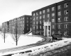 Central Norwich campus in snow