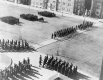 Cadets in march on central campus at Norwich Campus