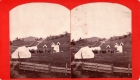 Stereoscope of cadet's encampment on University grounds
