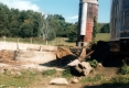Foundation and Silo at Hazen Hyde Farm in 1985