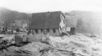 East Barnet Railroad Station After Flood