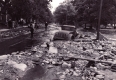 A Man and a Car in the 1938 Flood