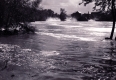 Flooded River by a Dam