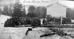 Amos Somers' woodpile 