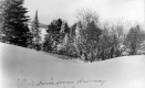Amos Somers' driveway covered in fresh snow