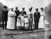 Family portrait at South End of Lake Willoughby