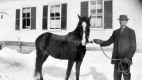 Horace Gleason and horse