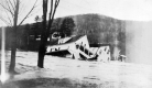 House damaged by flood