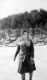 Woman bundled up in wintertime