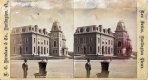 French Second Empire building with mansard roof