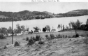 Houses on the shore of Joe's Pond