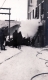 Smoke escapes from burning building in Middlebury