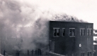 Smoke rises from downtown Middlebury