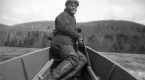 Hunter in Boat