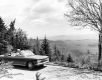 Convertible view of the mountains near Stowe