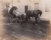 Women Relax in Horse-Drawn Buggy