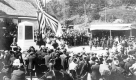 View of the Dedication of the Civil War Monument