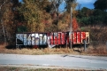 Abandoned Train Car marked with Graffiti 