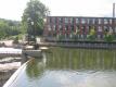 Winooski Falls and Woolen Mill in Summer