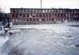 Winooski River and Waterfall in Winter