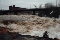 Winooski Falls in winter