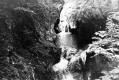 Running Water Between Boulders