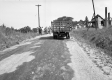 Truck stopped on a hill