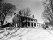 A Brick Home in the Snow