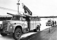 Central Vermont Public Service truck on Route 7