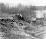 Destroyed building near Otter Creek