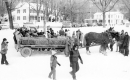 Winter wagon ride in Bristol