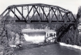 View of Winooski Gorge Railroad Bridge
