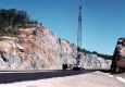 View of Route 289 roadwork