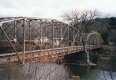 Bridge supported by stone footings