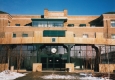 Glass and brick building