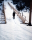 Skiing Across a Bridge