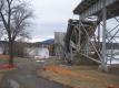 Under the remains of Champlain Bridge