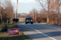 Car traveling on paved road