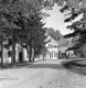 Wooden-frame house and trees