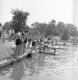 Children diving