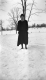 Woman in Field of Snow