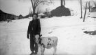 Young Girl and Calf