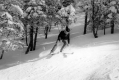 Chuck Savage skiing at Stowe