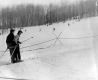 Traveling up the rope tow