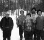 Hunters in the Snow