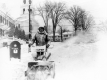 Snowblowing Downtown
