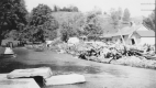 Flooded street near Hagen property