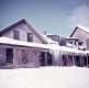 Wood Framed House in Winter