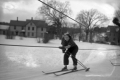 Woman Riding of the Wilmington Ski Tow